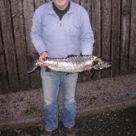 Bob Days first salmon