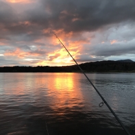 And the sun goes down on another pike fishing day