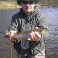 And a first wild trout on the dry fly!!