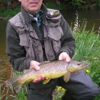 John Wylde and a grand Brown trout