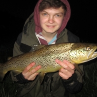 A cracking trout for Daniel Appleby