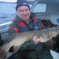 First of this winters bigger Pike