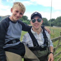 Will and Brad - the happy trout anglers